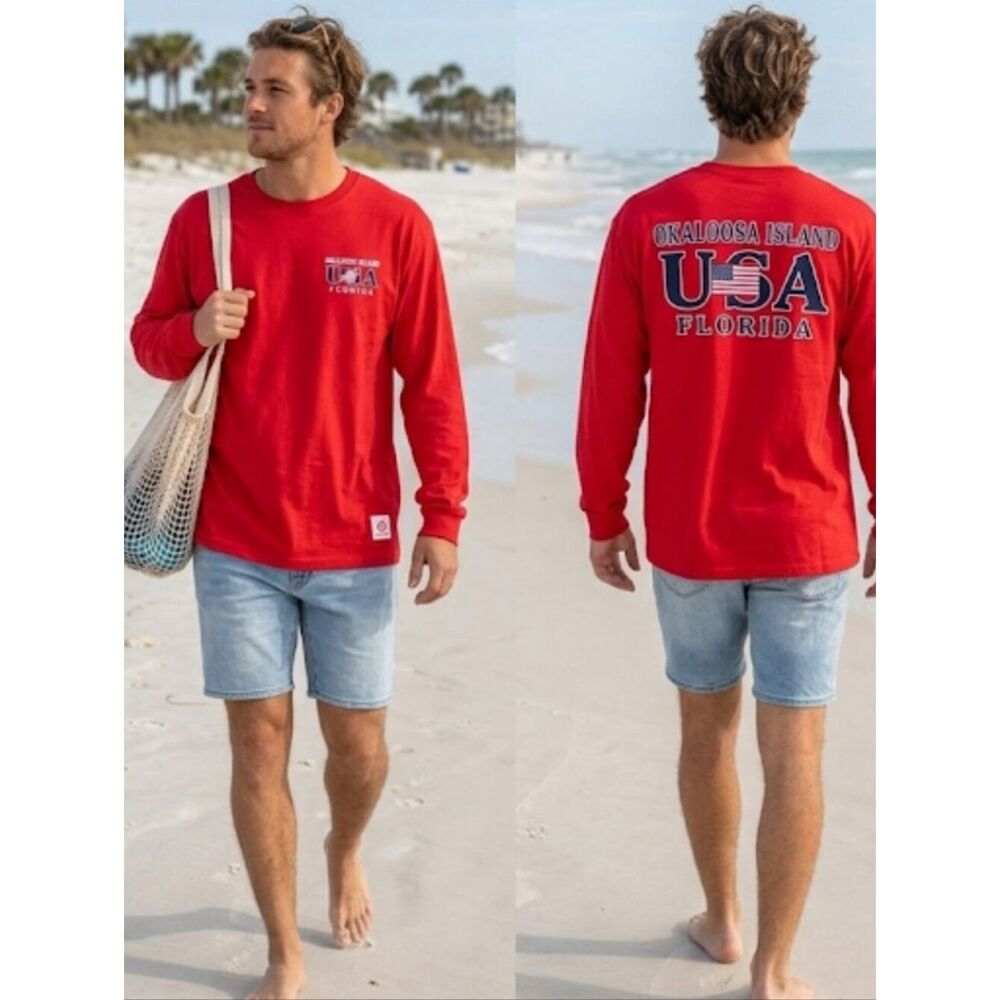Ocean Patrol Shirt Okaloosa Island Men's Sz XL